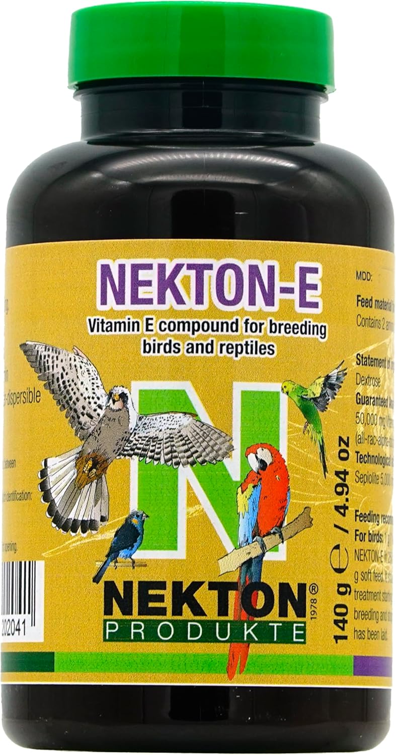 Nekton-E Vitamin E Supplement for Birds and Reptiles - 140g - Image 1